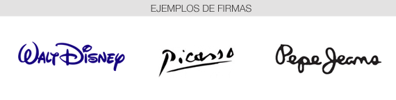 Ejemplos de Firmas