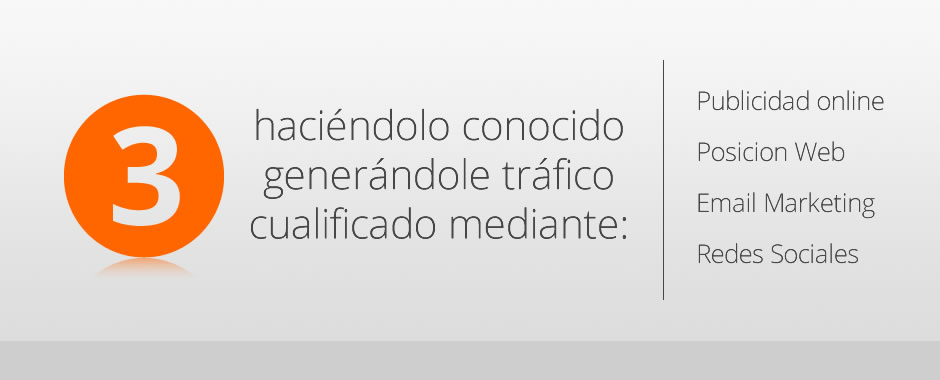 Generamos trafico calificado a su sitio web